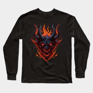 Halloween devil shirt Long Sleeve T-Shirt